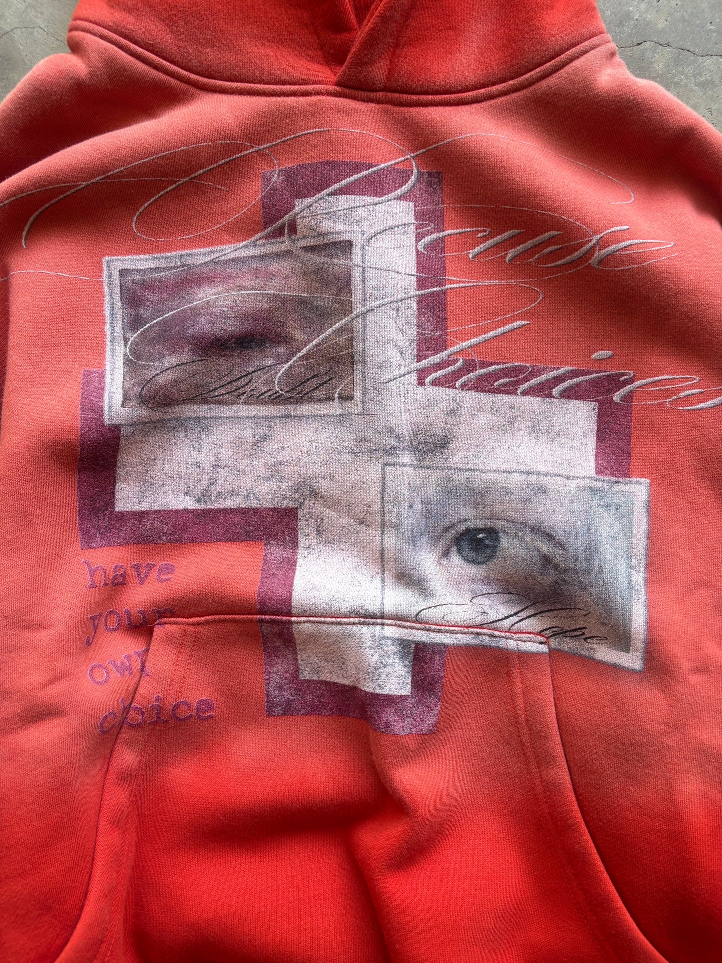 "choices" hoodie
