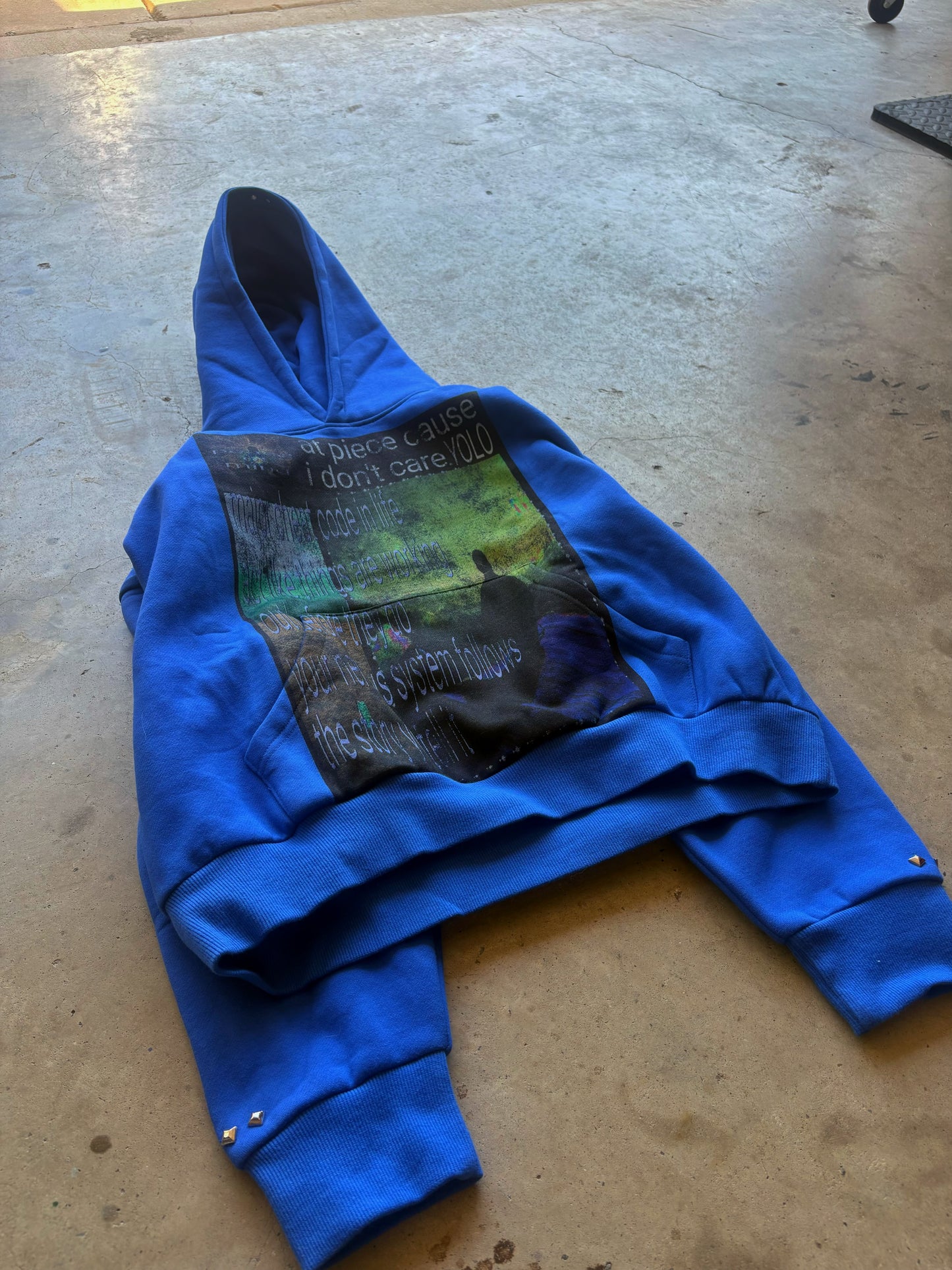 "yolo" hoodie